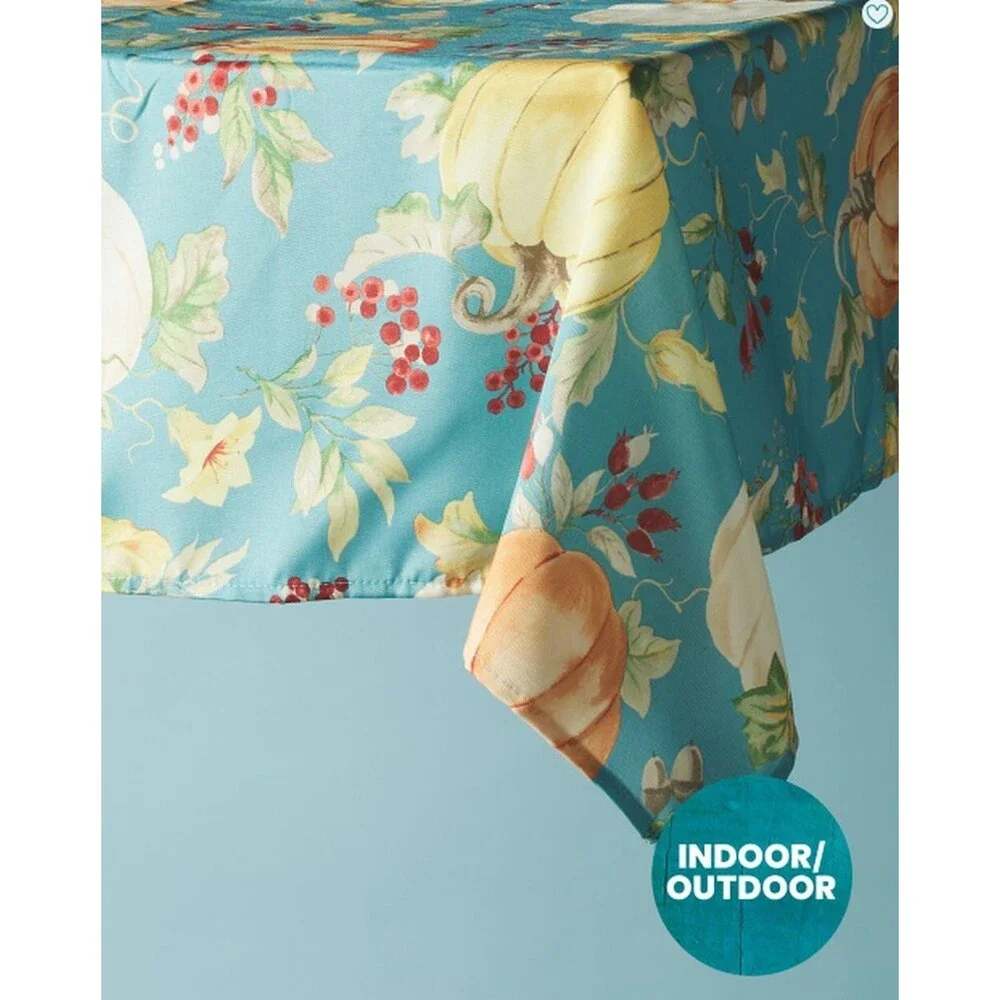 Printed Fabric Spillproof Tablecloth,60